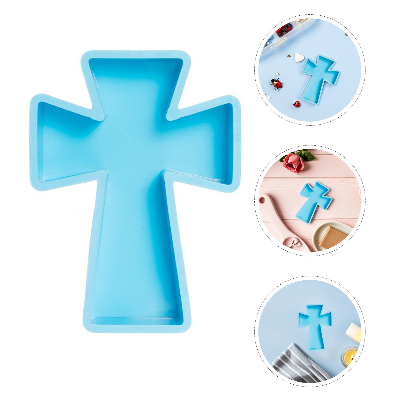 Soap Making Molds - Cross Silicone Mold Silicone Cross Mold