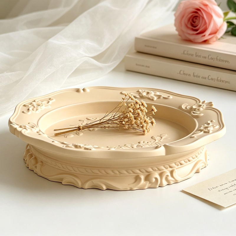 Elegant Vintage Baroque Lace S - Soap Making Molds recension och pris