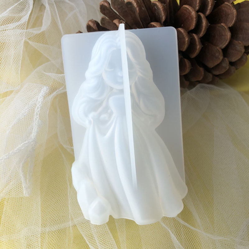3D Cute Princess Silicone Cand - Soap Making Molds recension och pris