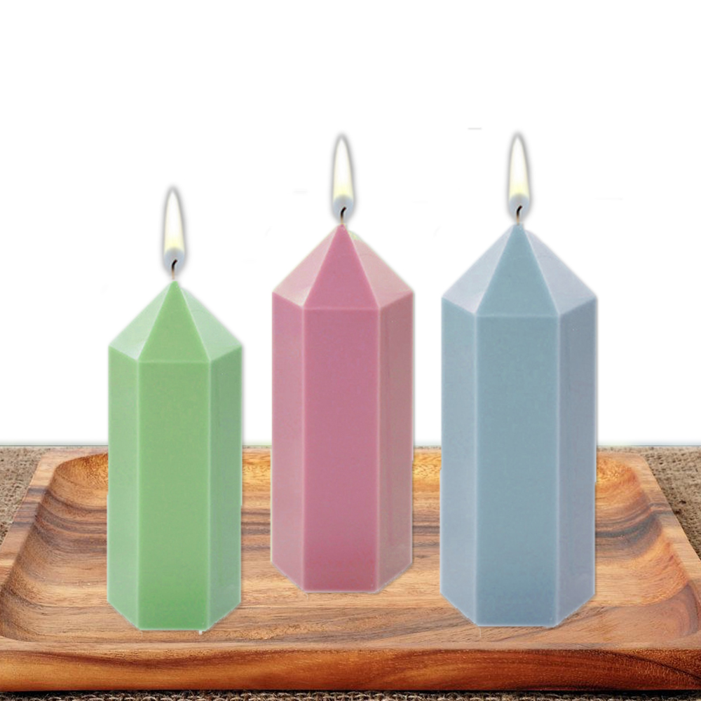 3D Hexagonal Column Candle Mol - Soap Making Experiment recension och pris