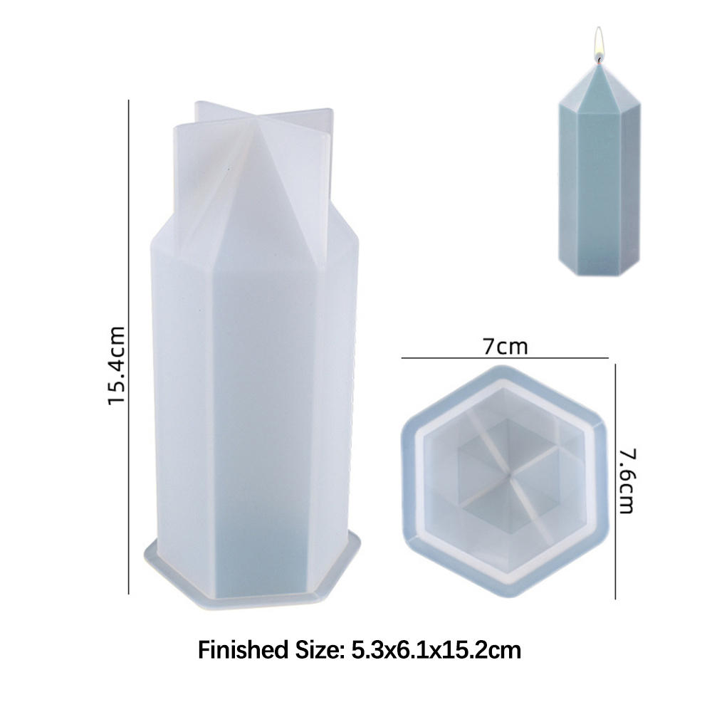 3D Hexagonal Column Candle Mol - Soap Making Experiment recension och pris