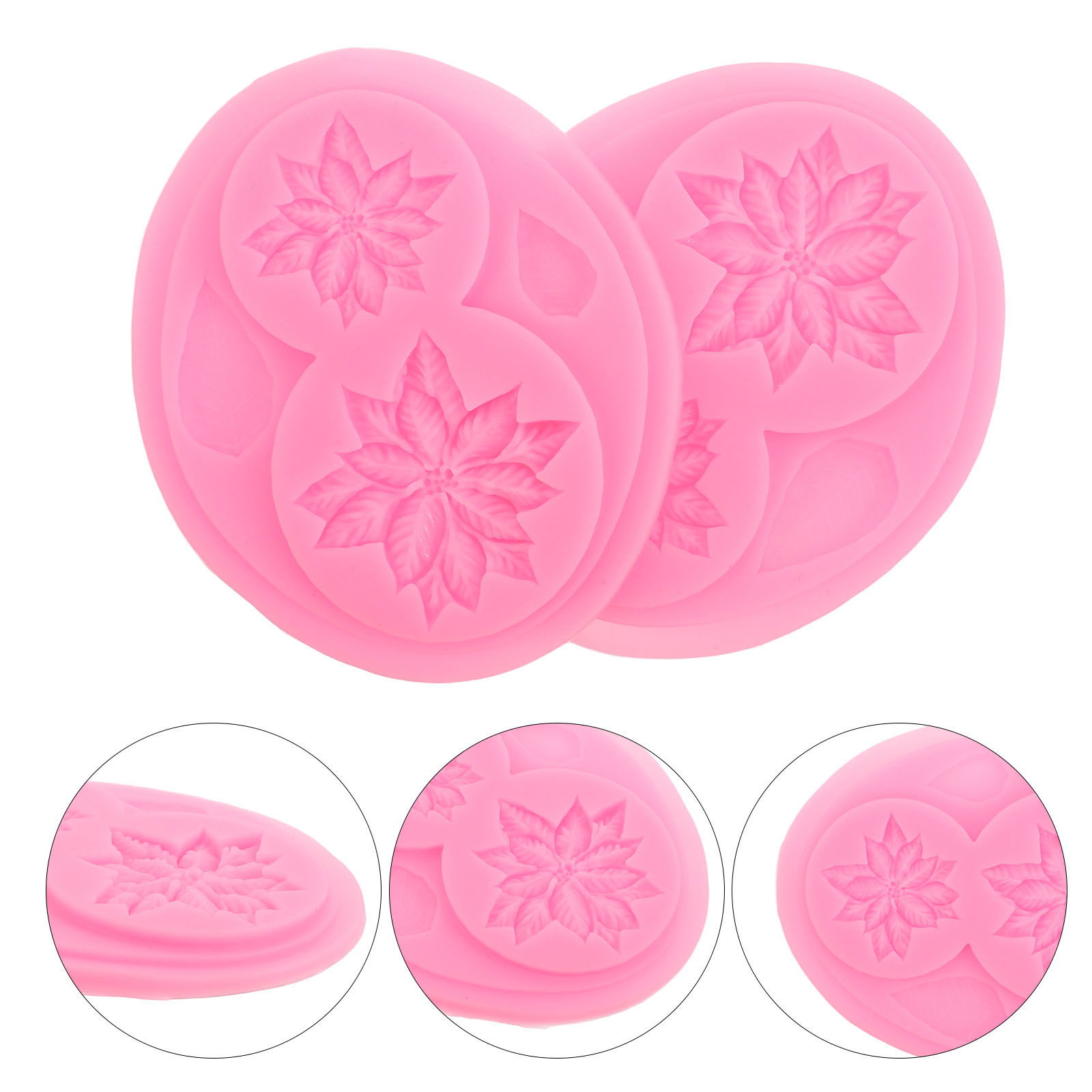 2Pcs Floral Silicone Molds for - Soap Making Molds recension och pris