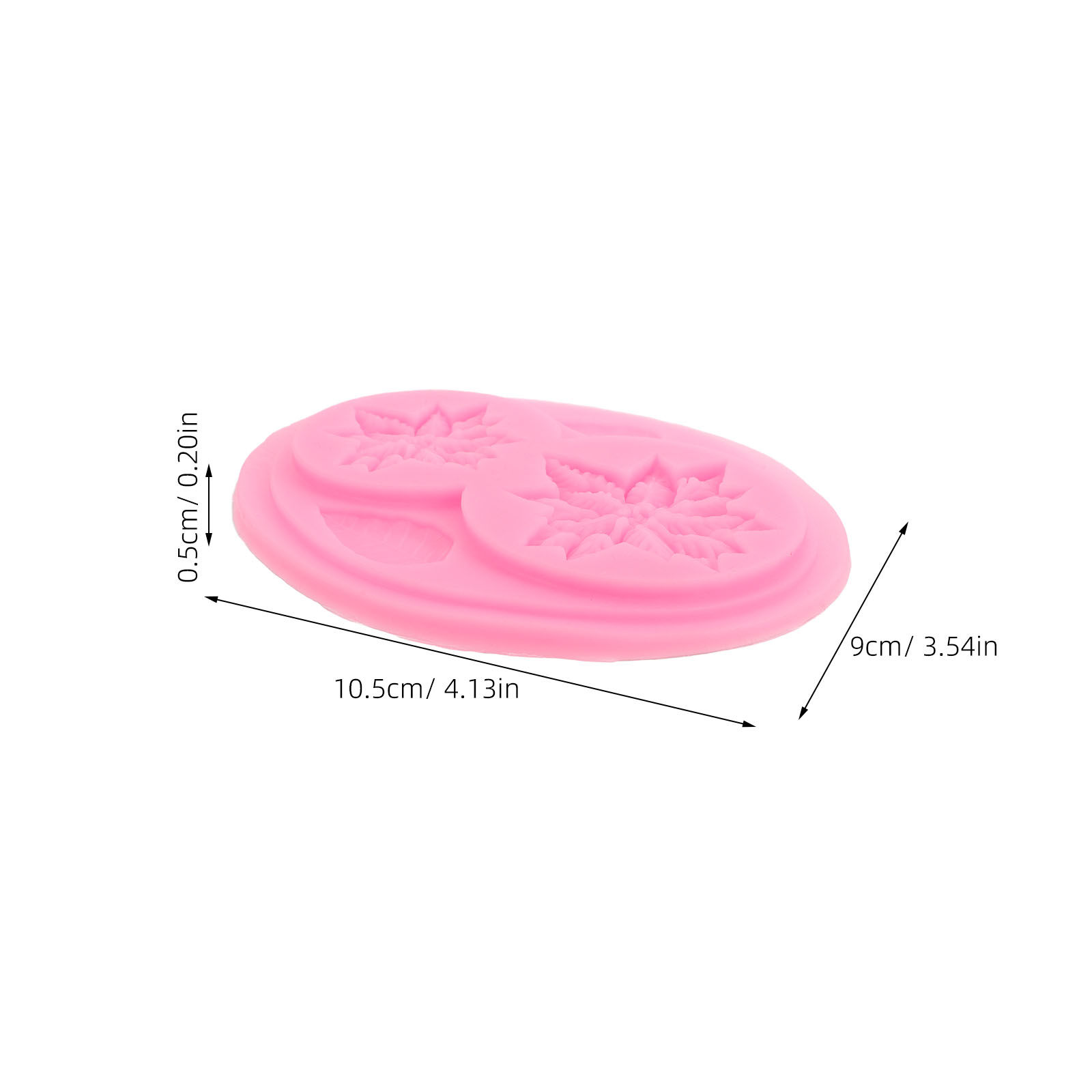 2Pcs Floral Silicone Molds for - Soap Making Molds recension och pris