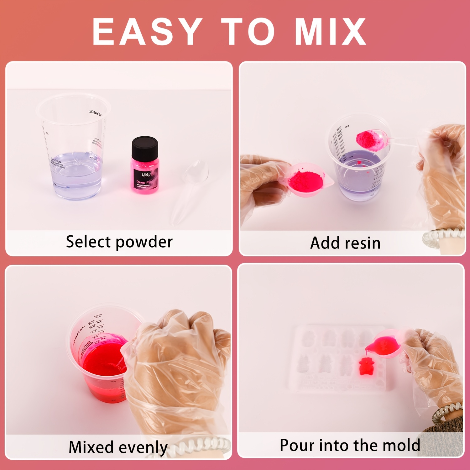 LEQU 12Colors Neon Fluorescent - Soap Making Experiment recension och pris