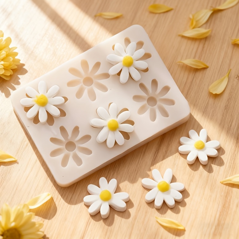 1pc 3D Daisy Sunflower Silicon - Soap Making Molds recension och pris
