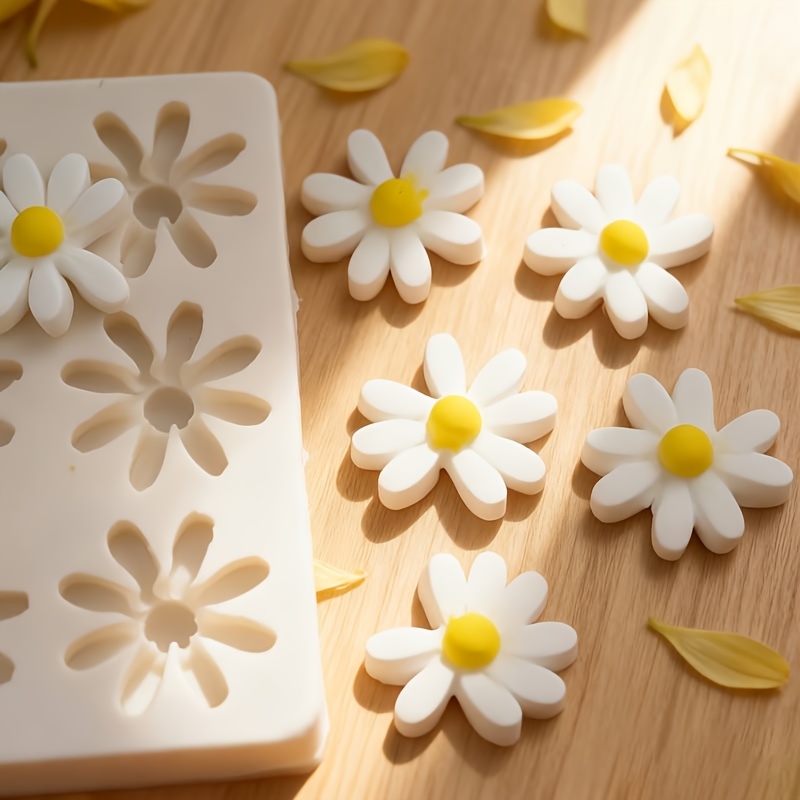 1pc 3D Daisy Sunflower Silicon - Soap Making Molds recension och pris
