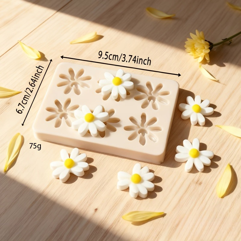 1pc 3D Daisy Sunflower Silicon - Soap Making Molds recension och pris
