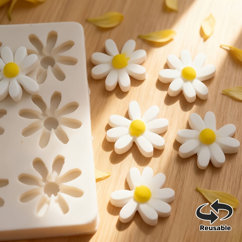 1pc 3D Daisy Sunflower Silicon - Soap Making Molds recension och pris
