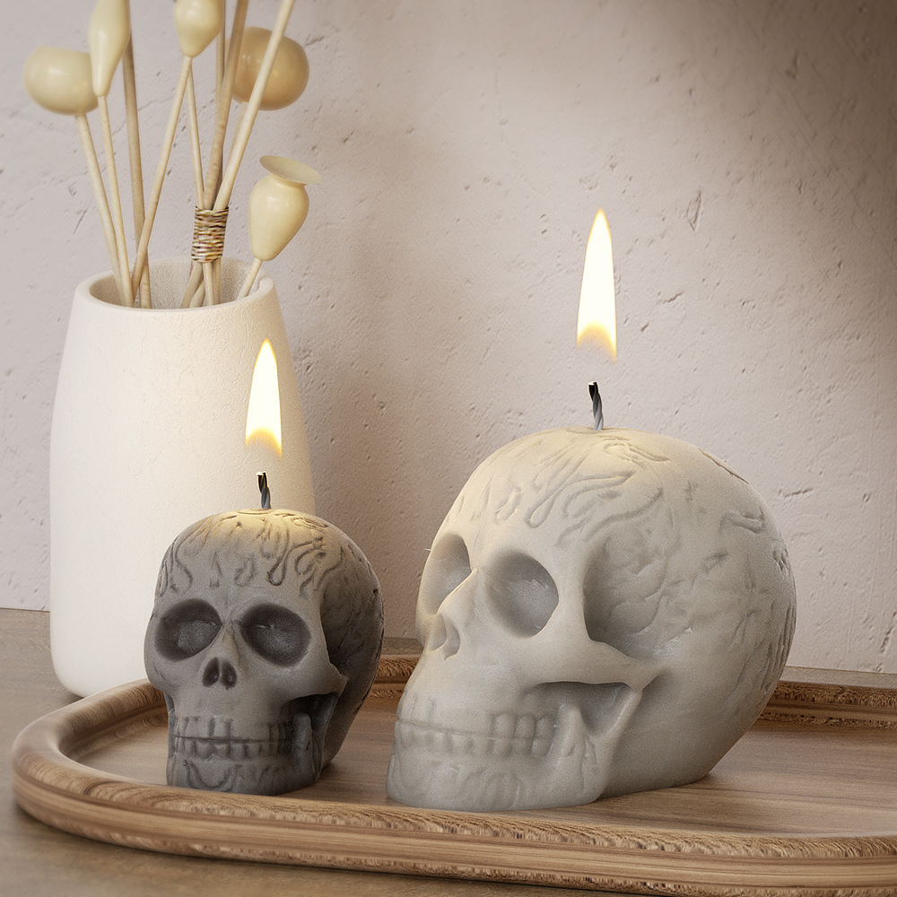 Multi Size Skull Head Silicone - Soap Making Molds recension och pris