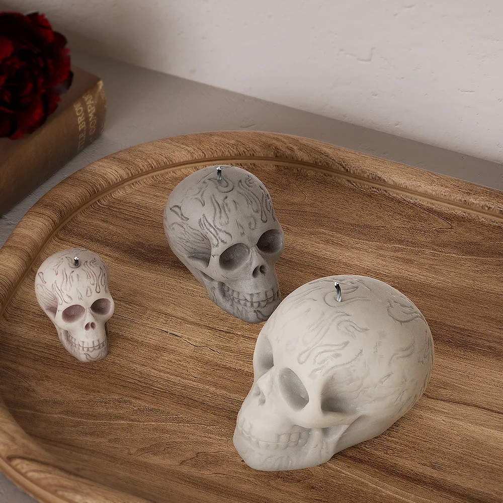 Multi Size Skull Head Silicone - Soap Making Molds recension och pris