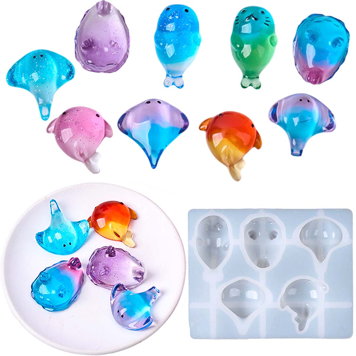 3D Healing Kawaii Manta Ray Wh - Soap Making Molds recension och pris