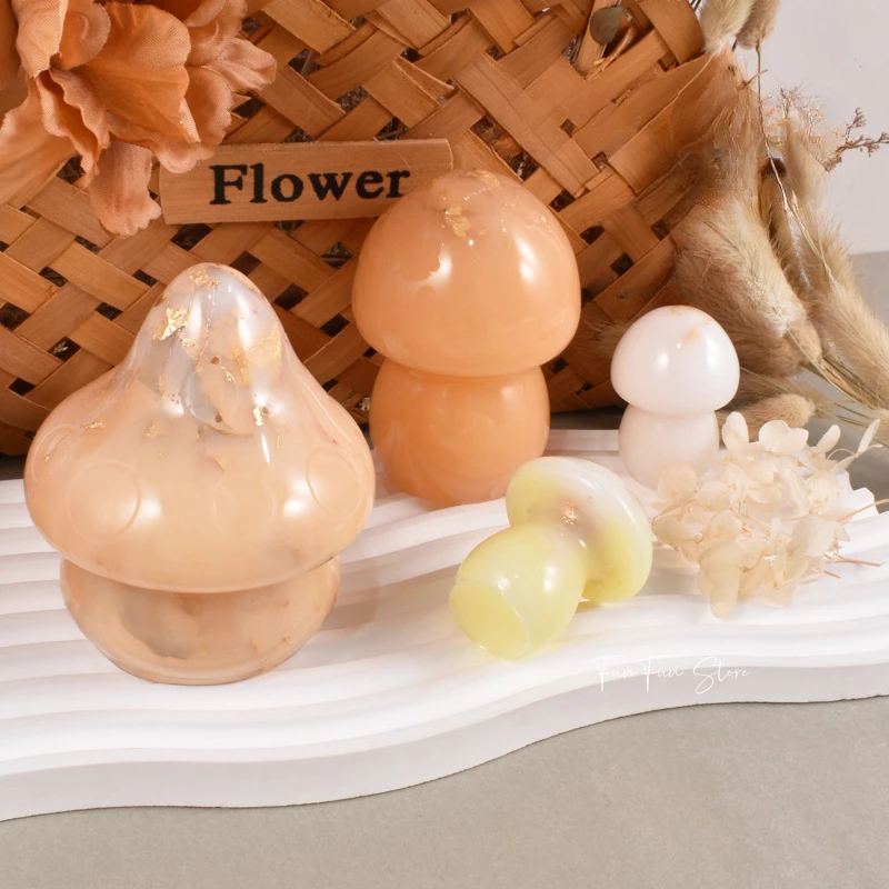 3D Mushroom Candle Silicone Mo - Soap Making Scents recension och pris