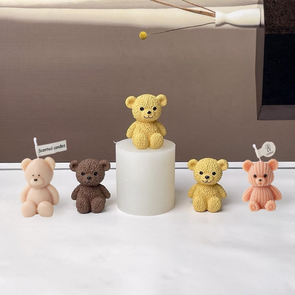 3D Cute Bear Candle Making Mou - Soap Making Scents recension och pris