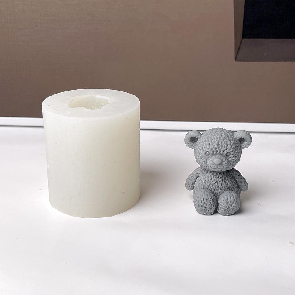 3D Cute Bear Candle Making Mou - Soap Making Scents recension och pris
