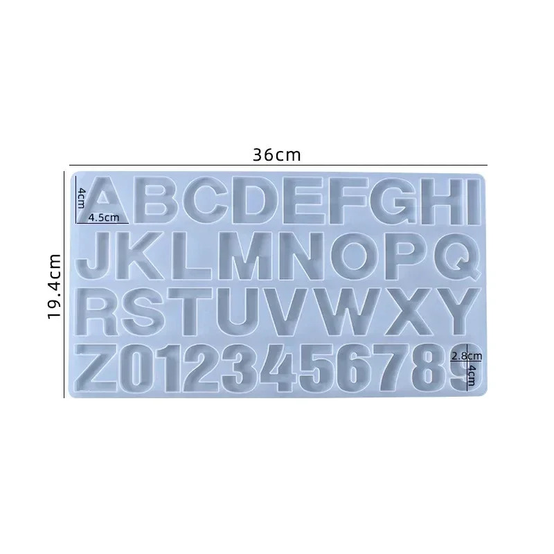 1pc/2pcs/3pcs LettersAtoZ，Numb - Soap Making Molds recension och pris