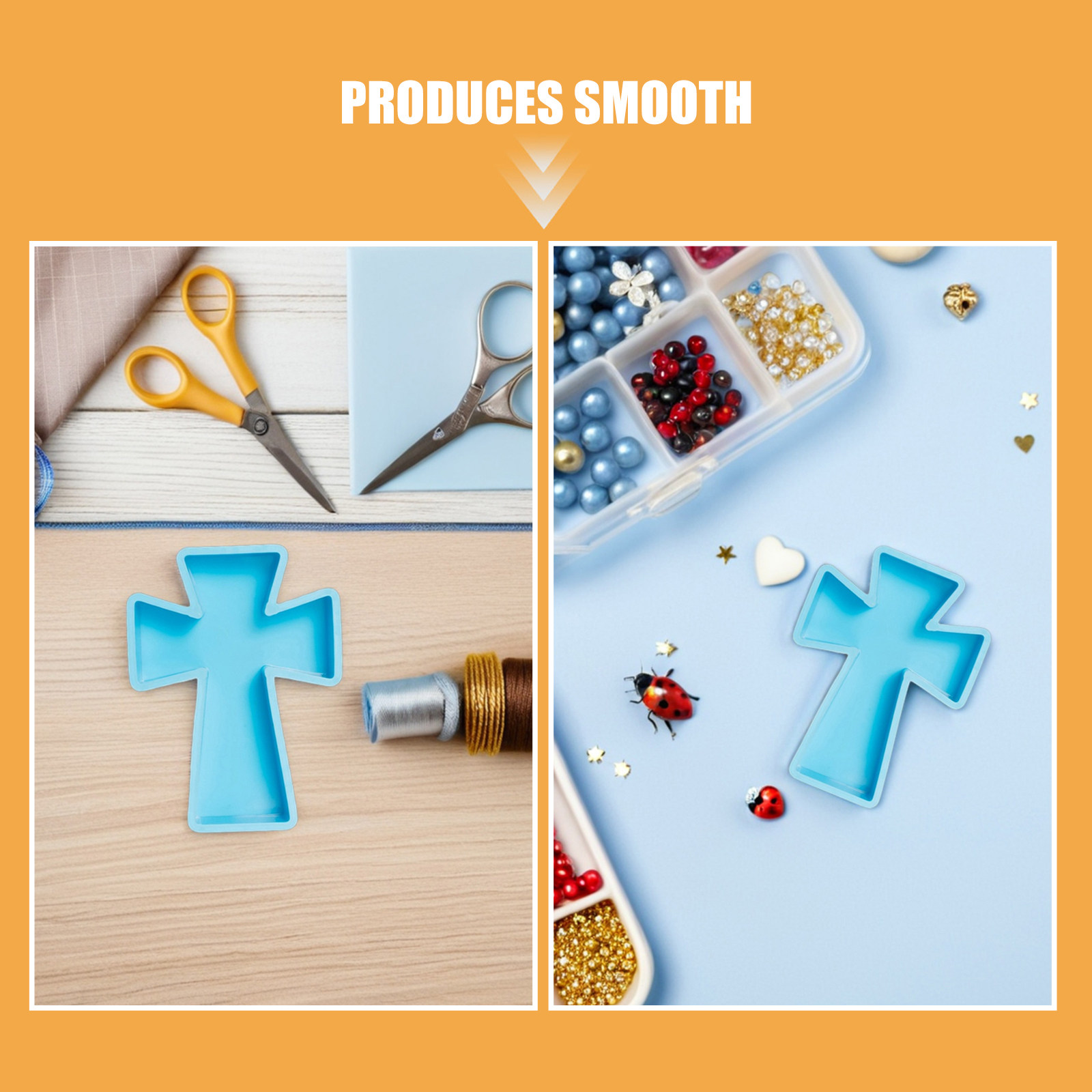 Cross Silicone Mold Silicone C - Soap Making Molds recension och pris