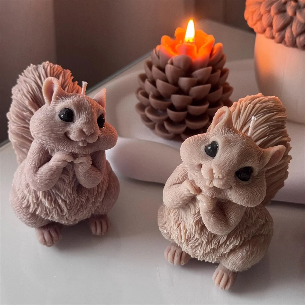 Cute Squirrel Candle Silicone  - Soap Making Scents recension och pris