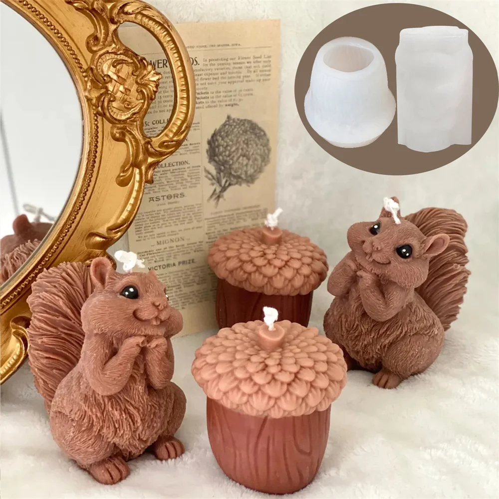 Cute Squirrel Candle Silicone  - Soap Making Scents recension och pris