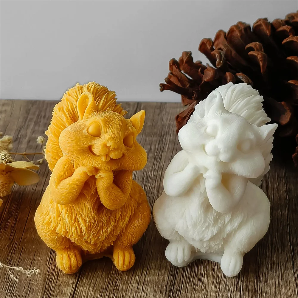 Cute Squirrel Candle Silicone  - Soap Making Scents recension och pris