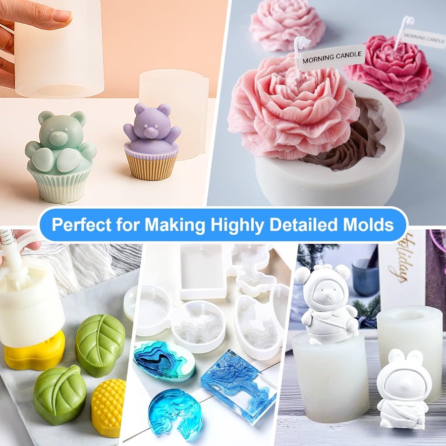 Silicone Mold Making Kit, 38.8 - Soap Making Liquid recension och pris