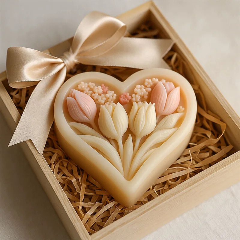 Silicone Mold for Heart-shaped - Soap Making Experiment recension och pris